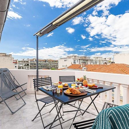니스 Spitalieri 2 - Superb Terrace Panoramic View Ac 아파트 외부 사진